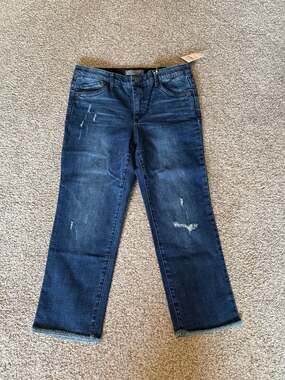 NWT Wit & Wisdom Absolution High Rise Slim Straight Size 10P